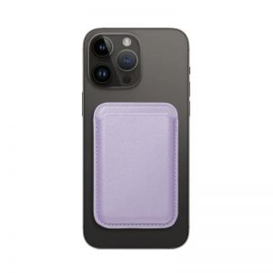 Kožni Novčanik MagSafe za telefon lila