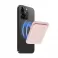 Kozni Novcanik MagSafe za telefon svetlo roze