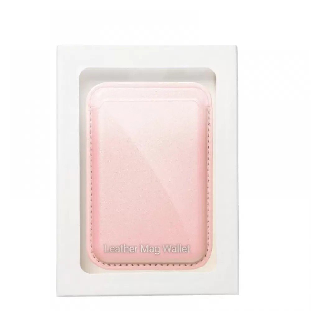 Kozni Novcanik MagSafe za telefon svetlo roze