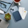 Kozni Novcanik MagSafe za telefon teget