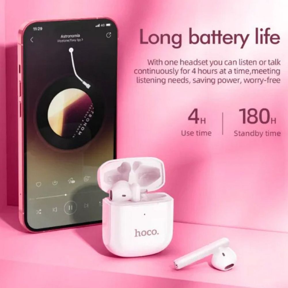 Bluetooth Slusalice HOCO. EW19 Plus roze