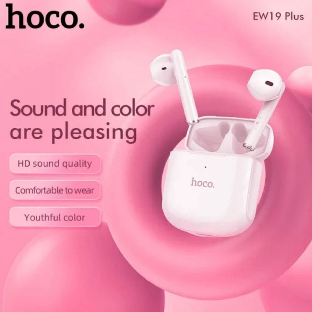 Bluetooth Slusalice HOCO. EW19 Plus roze