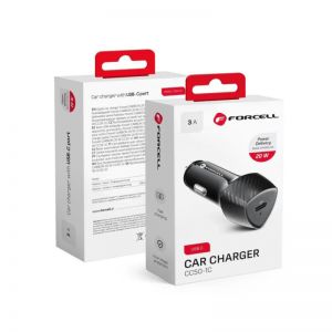  Auto punjac FORCELL CARBON CC50-1C USB-C 20W adapter