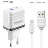 Kucni punjac KONFULON C32Q QC 3,0A Type C (Tip C) beli sa crnim