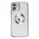 Futrola CIRCLE METALIK za iPhone 15 Pro (6.1) srebrna