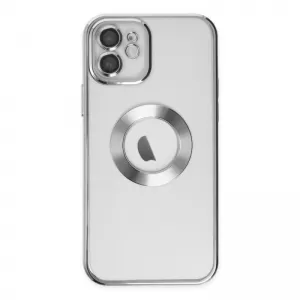 Futrola CIRCLE METALIK za iPhone 15 Pro Max (6.7) srebrna