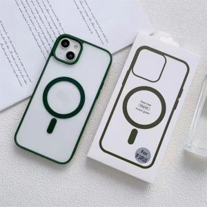Futrola MAGSAFE SMOOTH za iPhone 15 Pro (6.1) maslinasto zelena