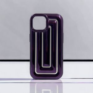 Futrola ELECTRO CASE za iPhone 15 (6.1) tamno ljubicasta