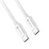 FORCELL kabal C338 Type C na Type C QC4.0 3a/20V PD 60W 1.5m beli