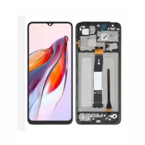 LCD + touchscreen + frame za Xiaomi Redmi 12C black (service pack) FULL ORIGINAL EU