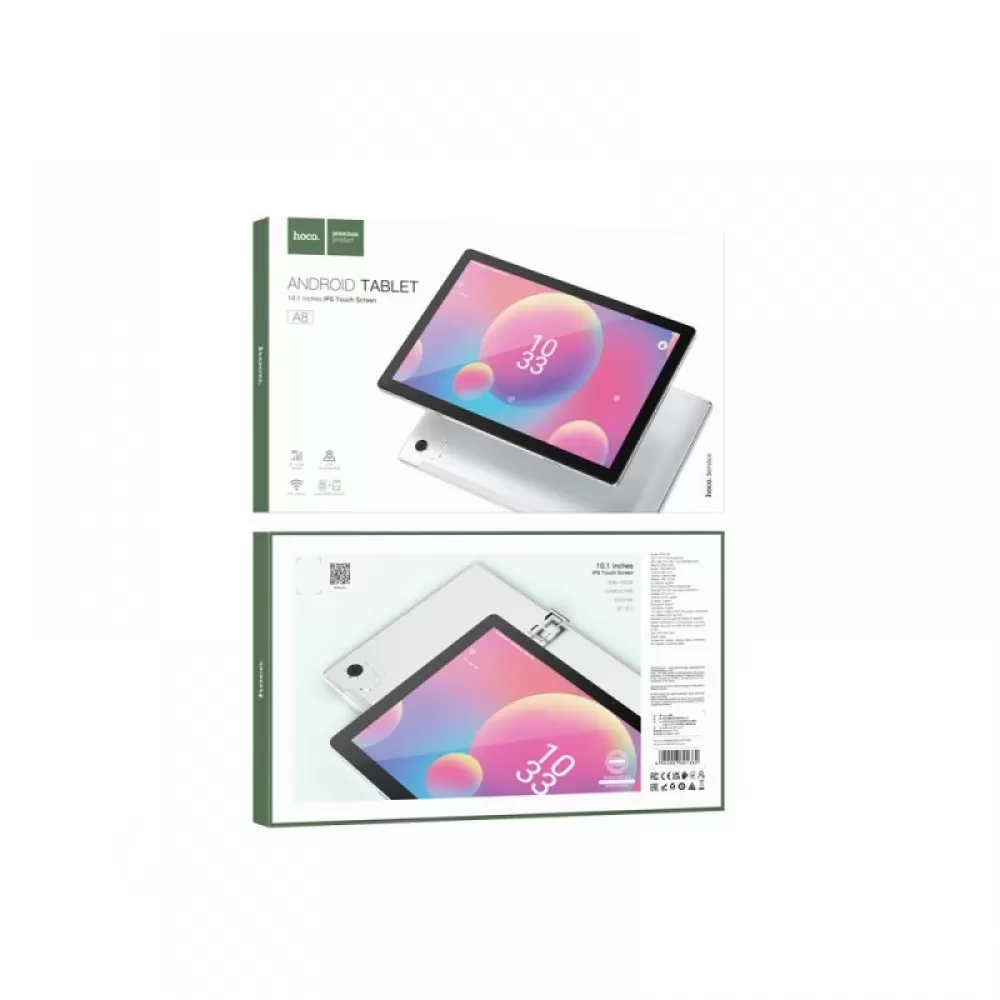Hoco. tablet A8 10.1'' RAM 6GB / ROM 128GB srebrni
