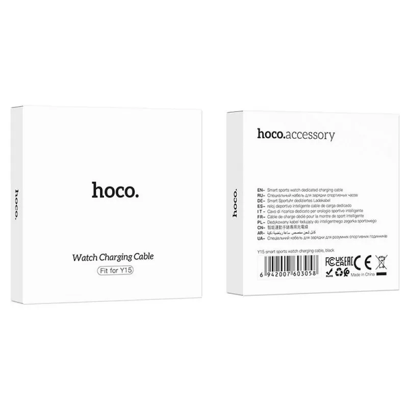 Kabal za punjenje sata (punjac za sat) Hoco. Y15 crni