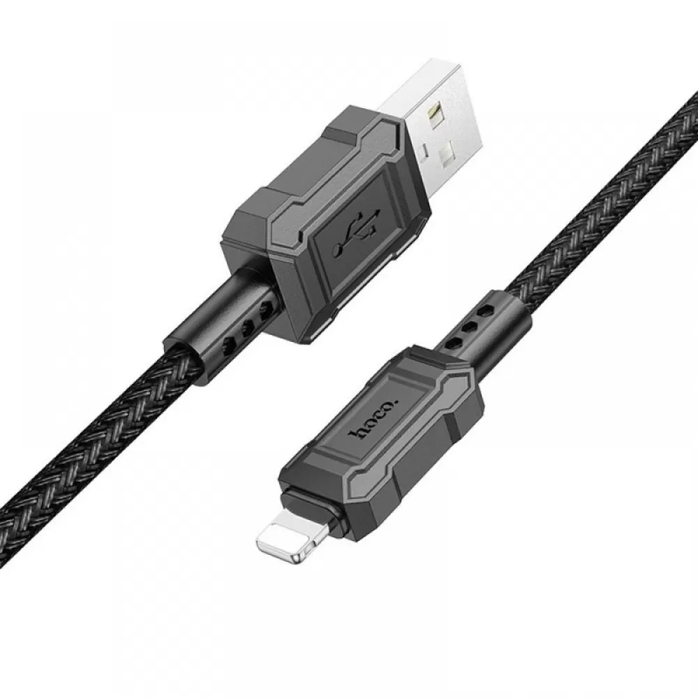 USB kabal HOCO. X94 2.4A lightning crni