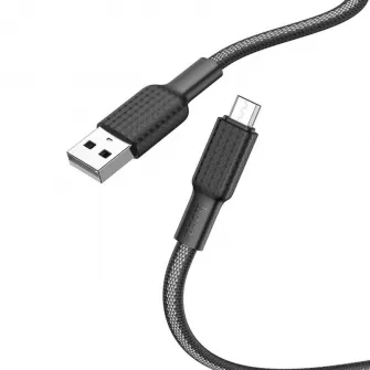 USB kabal HOCO. X69 2.4A micro 1m crno beli