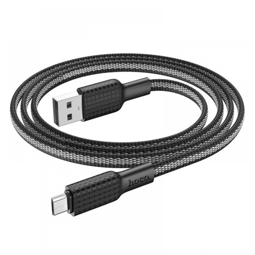 USB kabal HOCO. X69 2.4A micro 1m crno beli