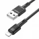 USB kabal HOCO. X83 2.4A lightning 1m crni