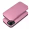 Futrola flip DUAL POCKET BOOK za Samsung Galaxy S24 roze