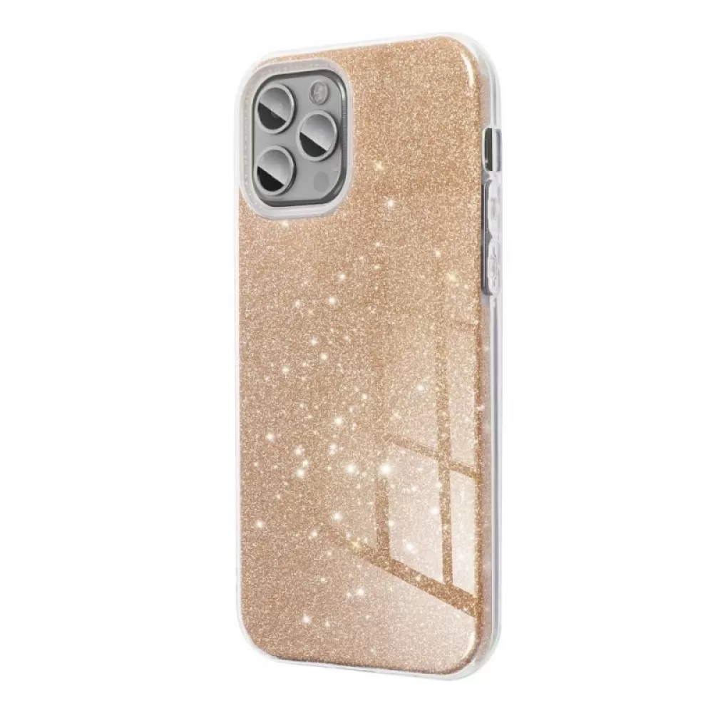 Futrola PVC SHINE 3in1 (shining case) za Samsung Galaxy S24 zlatna