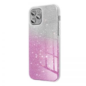 Futrola PVC SHINE 3in1 (shining case) za Samsung Galaxy S24 srebrno roze