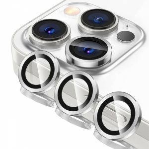 Zastita za kameru SAFIR za iPhone 11 / iPhone 12 / iPhone 12 mini srebrna