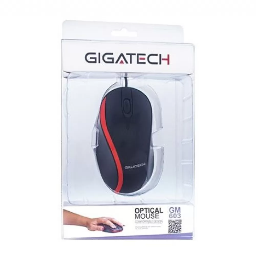 Mis USB Gigatech GM-603 crno-crveni