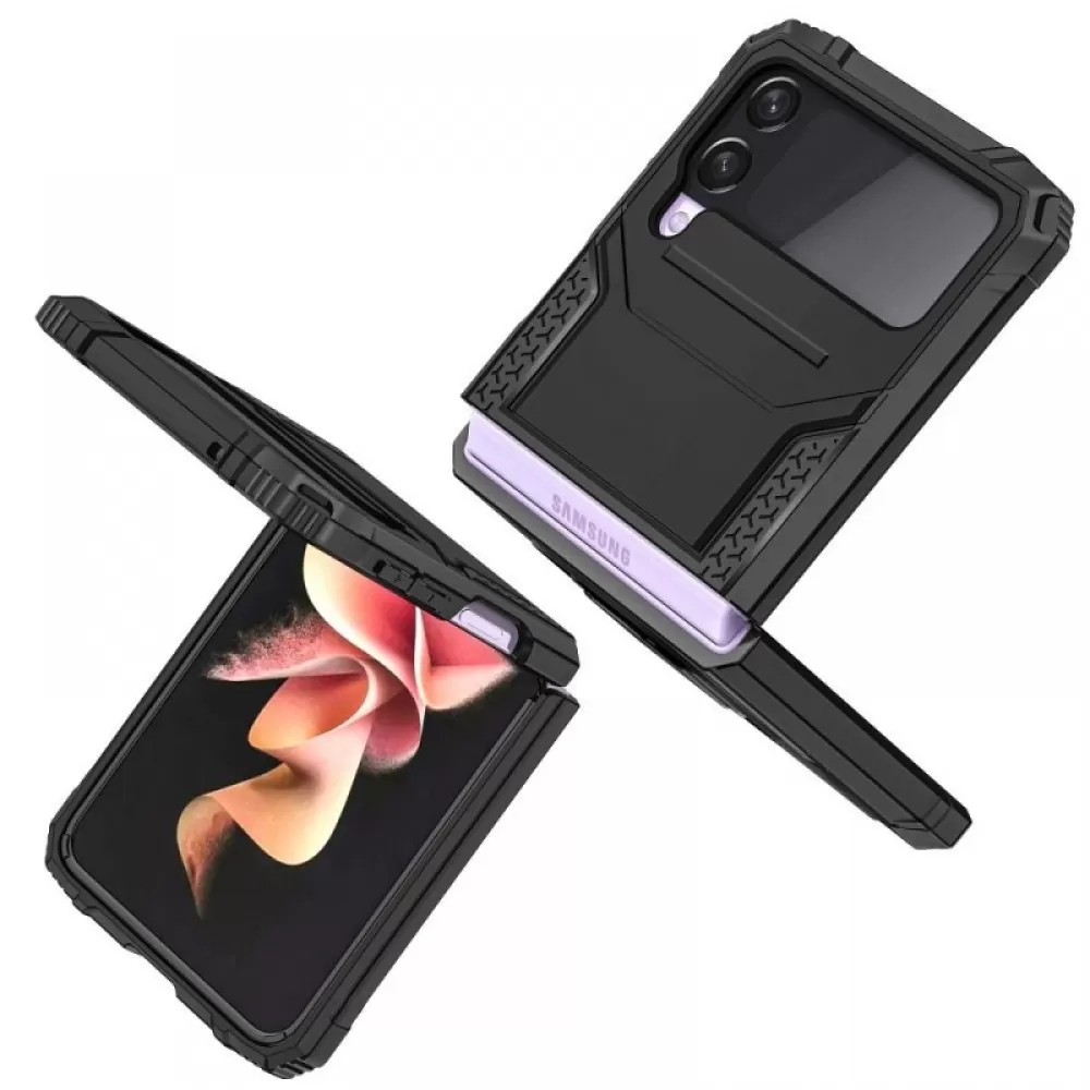 Futrola HARD SA PRSTENOM (nitro case) za Samsung Galaxy S24 Plus crna