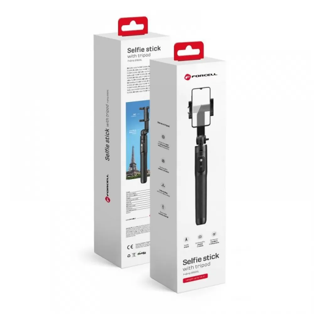 FORCELL F-GRIP selfie stick tripod S150XL (remote controle)