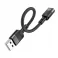 Adapter HOCO. U107 USB (male) na Type C (female) crni 10cm