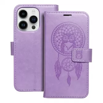 Futrola flip MEZZO BOOK za Samsung Galaxy S24 dreamcatcher ljubicasta