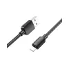 USB kabal HOCO X96 2.4A Lightning 1m crna