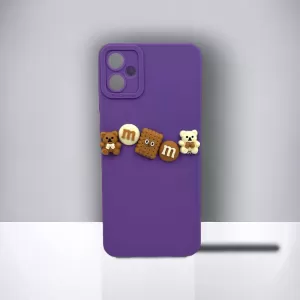 Futrola BEAR CANDY za iPhone 14 Pro Max (6.7) ljubicasta