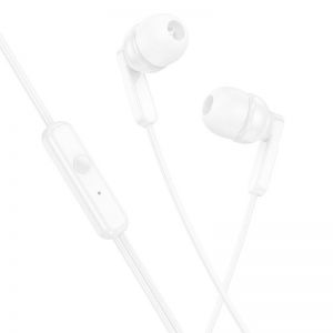 Slusalice HOCO. M121 sa mikrofonom 3.5mm bele