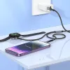 Bezicni punjac (punjac za sat) HOCO. CW54 2u1 za Apple Watch + kabal lightning crni