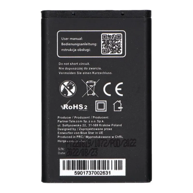 Baterija BLUE STAR za Nokia 3100/3650/6230/3110 Classic (BL-5C) 900 mAh Li-Ion 