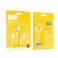 Hoco. slusalice Universal M123 Type C (sa mikrofonom) bela