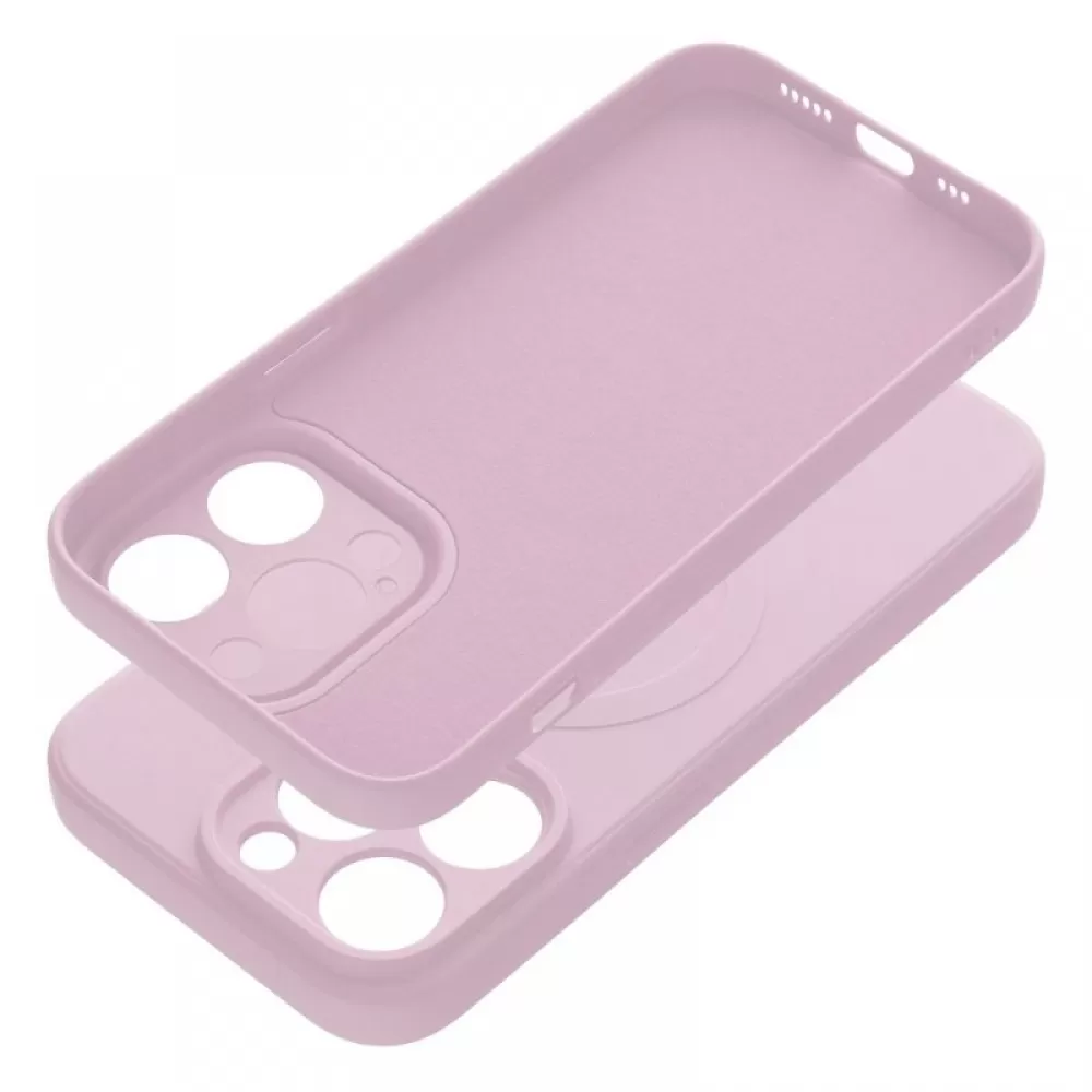 Futrola Silicone Mag Cover za iPhone 13 (6.1) puder roze