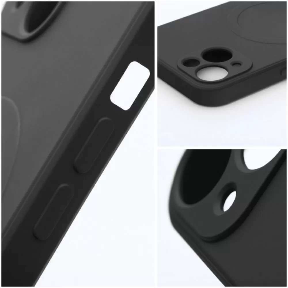 Futrola Silicone Mag Cover za iPhone 13 Pro (6.1) crna