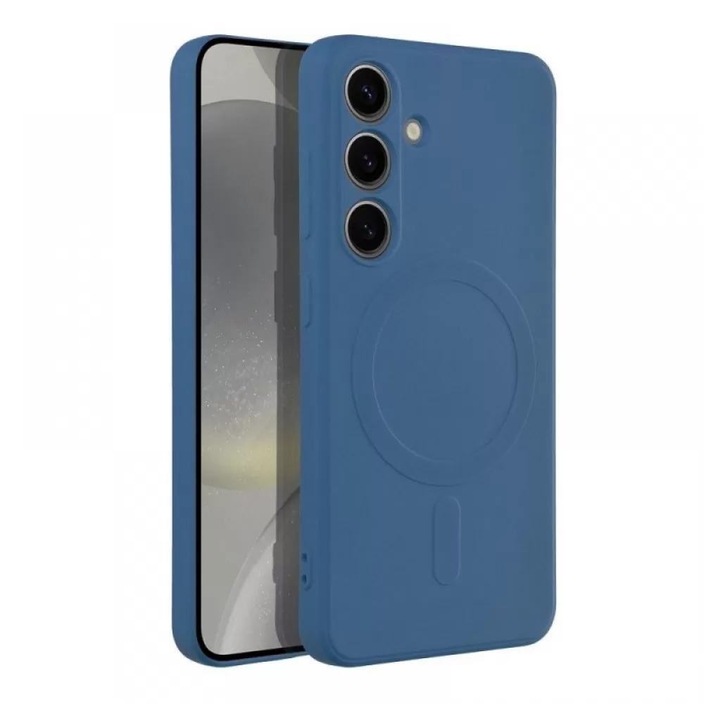 Futrola Silicone Mag Cover za iPhone 13 Pro (6.1) tamno plava