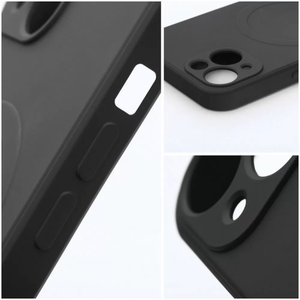 Futrola Silicone Mag Cover za iPhone 12 Pro (6.1) crna