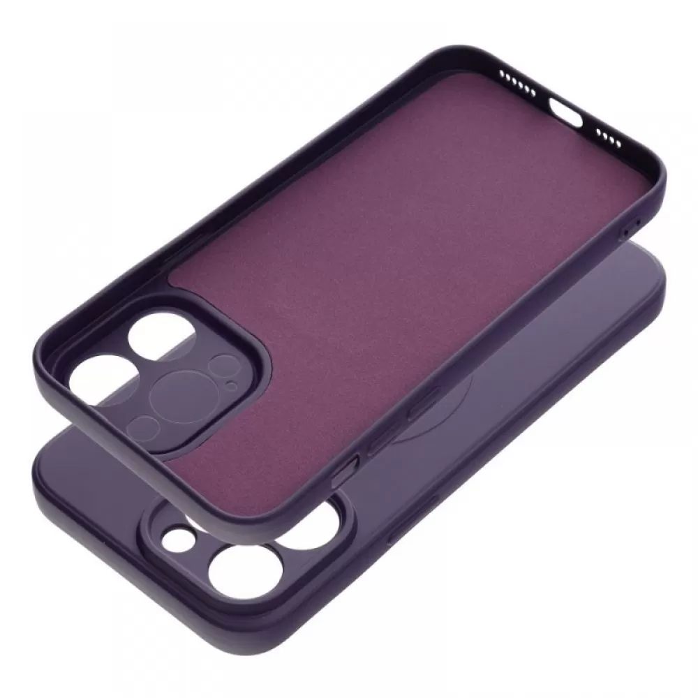 Futrola Silicone Mag Cover za iPhone 14 Pro (6.1) tamno ljubicasta