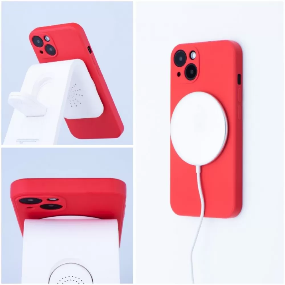 Futrola Silicone Mag Cover za iPhone 14 Pro (6.1) crvena