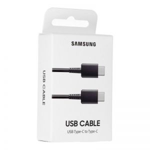 USB kabal SAMSUNG EP-DA705BWEGWW (Galaxy A70) Type C na Type C FULL ORIGINAL crni