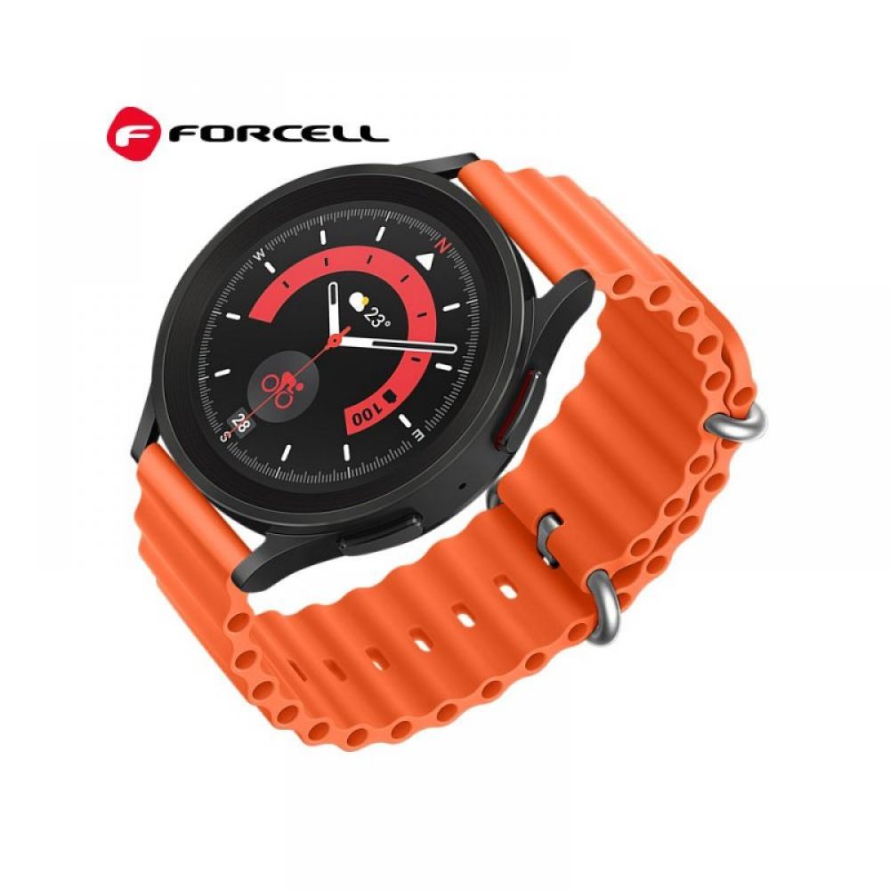 Forcell narukvica za sat F-DESIGN FS01 za Samsung Watch 22mm narandzasta