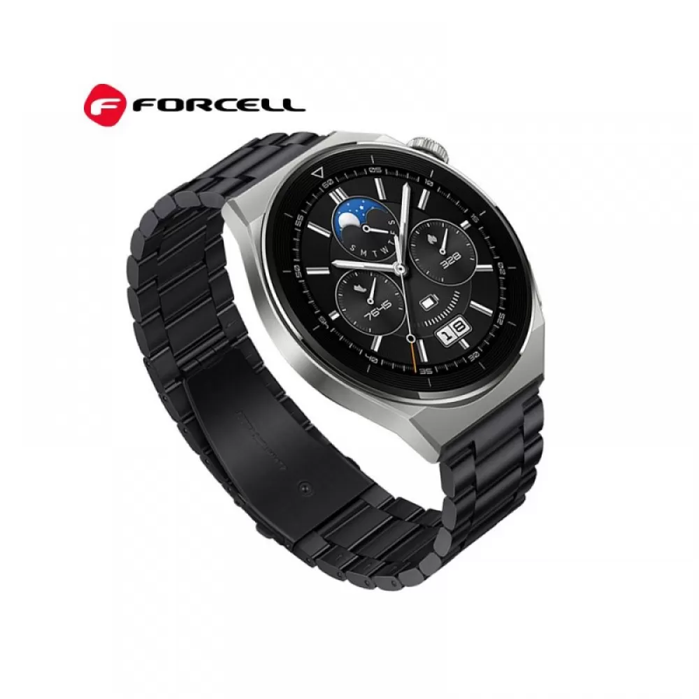 Forcell narukvica za sat F-DESIGN FS06 za Samsung Watch 22mm crna