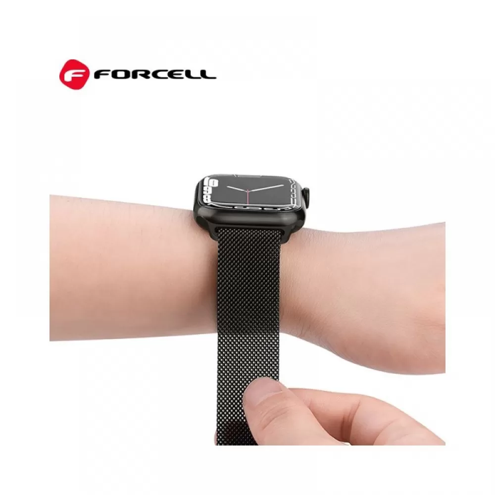 Forcell narukvica za sat F-DESIGN FA03 za Apple Watch 38/40/41mm crna