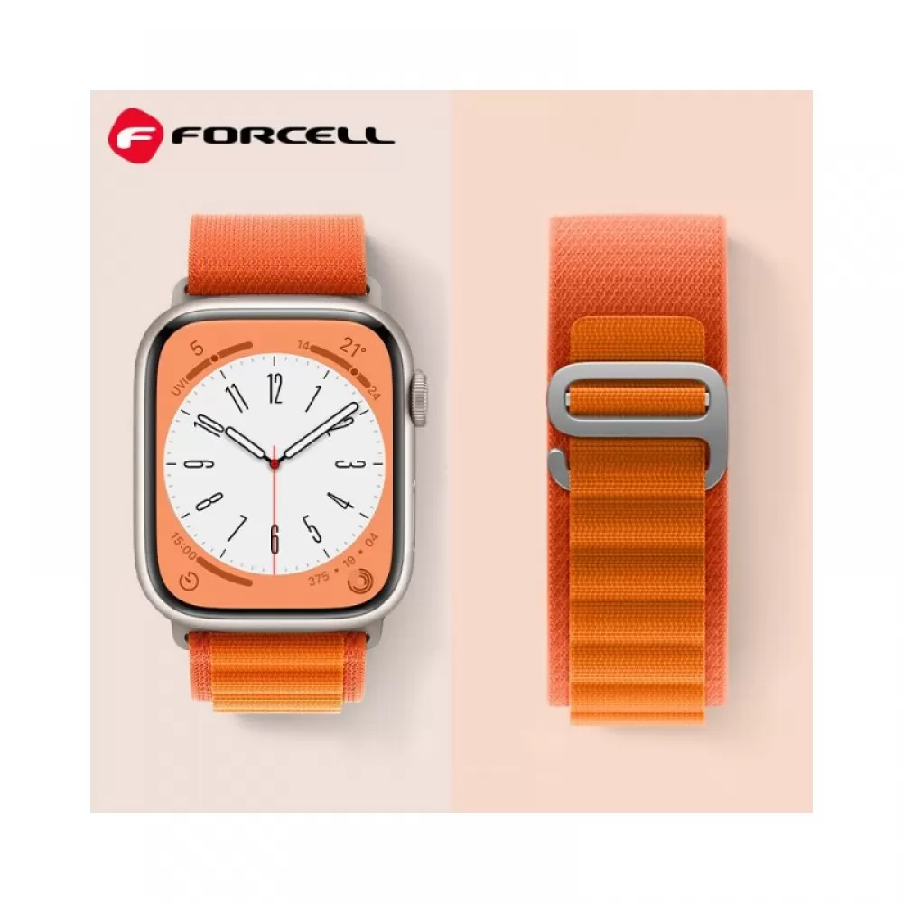 Forcell narukvica za sat F-DESIGN FA13 za Apple Watch 38/40/41mm narandzasta