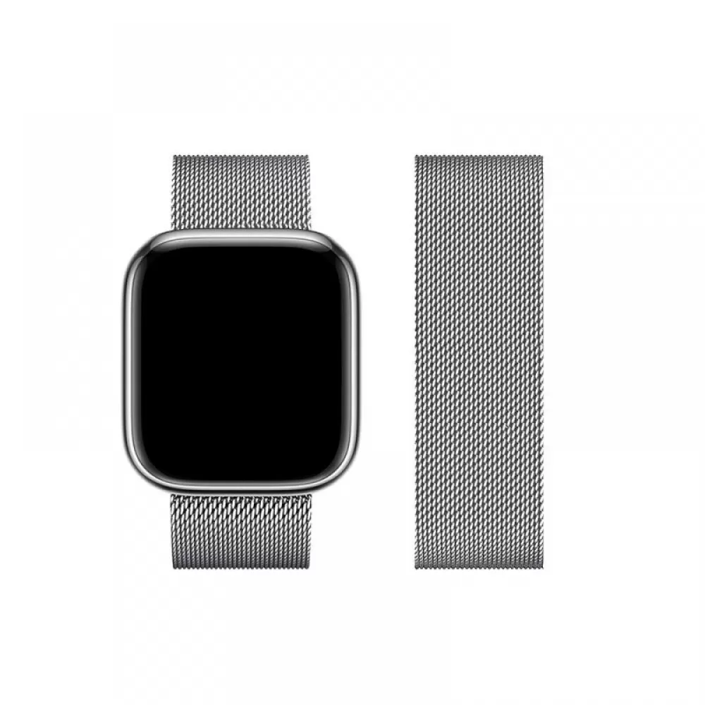 Forcell narukvica za sat F-DESIGN FA03 za Apple Watch 42/44/45/49mm srebrna