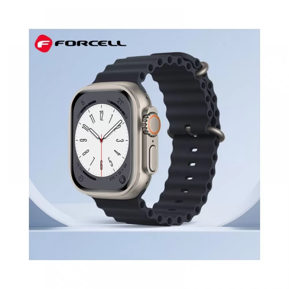 Forcell narukvica za sat F-DESIGN FA12 za Apple Watch 42/44/45/49mm crna