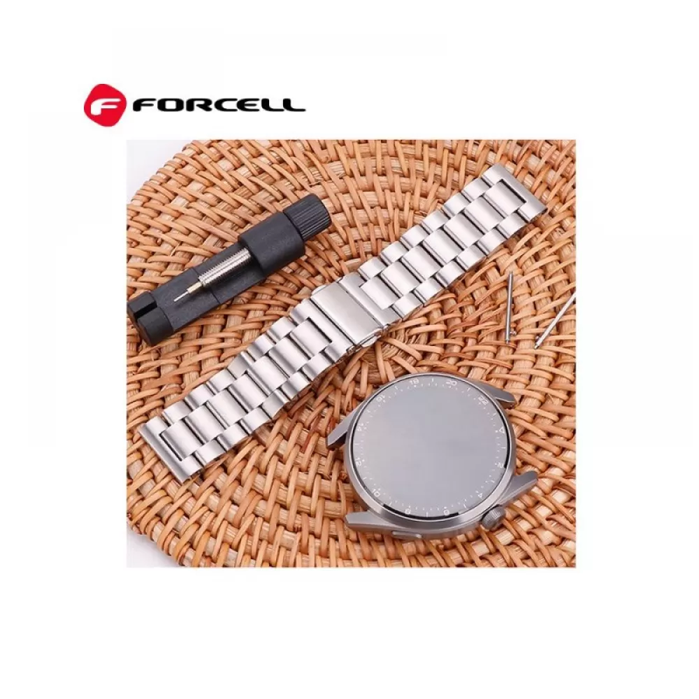 Forcell narukvica za sat F-DESIGN FS06 za Samsung Galaxy Watch 20mm srebrna