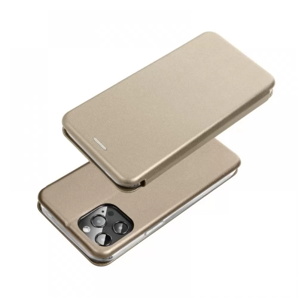 Futrola flip cover GALIO (forcell elegance) za Samsung A555 Galaxy A55 zlatna